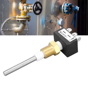 Coolant Level Sensor 5‑35VDC M14 NC Water Tank Liquid Level Sensor Alarm♫ - Picture 1 of 12