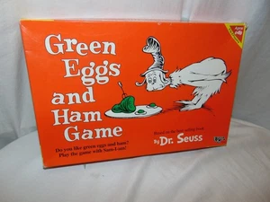 Juego de mesa vintage Dr. Seuss huevos verdes y jamón 1996 edad 4+ completo - Imagen 1 de 8