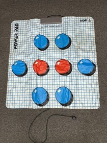 Vintage Nintendo Power Pad Official OEM NES-028 Floor Mat Controller UNTESTED