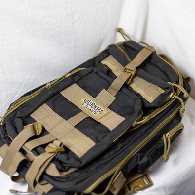 Mochila táctica Gurkha Cigars negra/bronceada varios bolsillos Foto 1 de 4