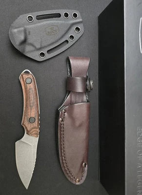 Hoja fija Buck 662 personalizada Alpha Scout Elite lavada a la piedra hoja MagnaCut acero Foto 1 de 4