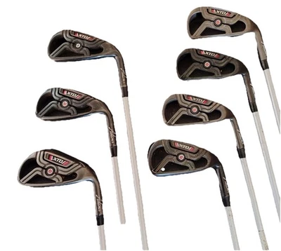 Adams XTD Iron Set 4-PW Matrix Ozik Program Q85 A Senior Flex RH New Lamkin Grip - Image 1 of 4