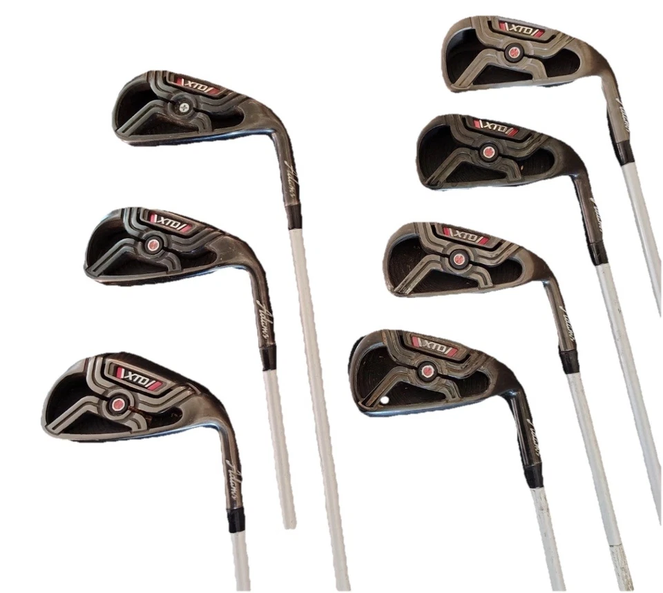 Adams XTD Iron Set 4-PW Matrix Ozik Program Q85 A Senior Flex RH New Lamkin Grip - Image 1 of 4