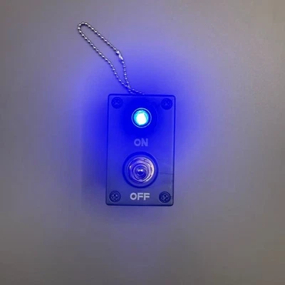 NEW Keychain Aircraft Toggle Switch with Light Control - Image 1 of 4