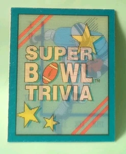1990 Score #21 Super Bowl Trivia Magic Motion: Super Bowl Trivia - Series 1 - Picture 1 of 2