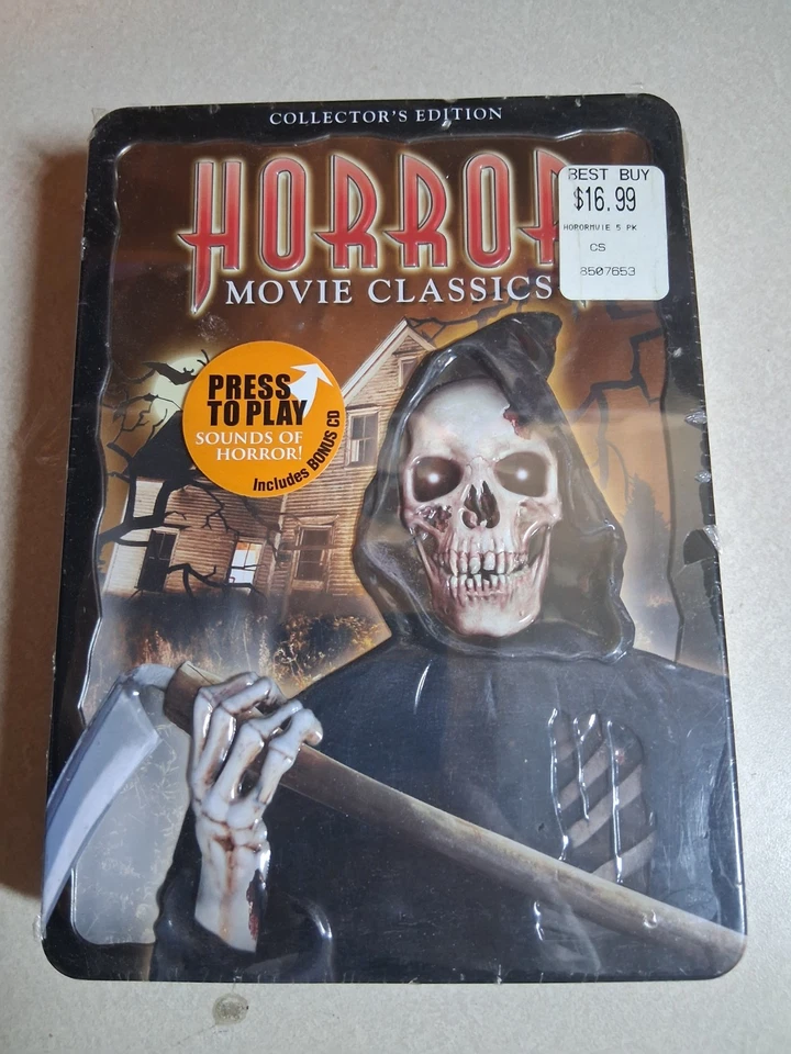 Collectors Edition Horror Classics Movies 10+ Bonus CD Set Brand New Sealed - Image 1 of 4