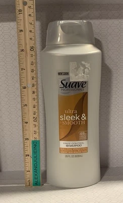 Suave Professionals CHAMPÚ Ultra Elegante y Suave Control de Frizz ENORME 28 OZ NUEVO Foto 1 de 3