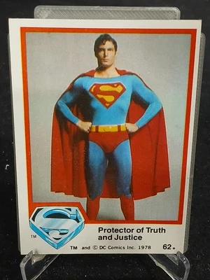 1978 Topps Superman The Movie No 62 Protector of Truth and Justice - Image 1 of 2