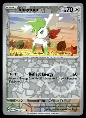 SHAYMIN 087/131 UNCOMMON PRISMATIC EVOLUTIONS POKEMON - Image 1 of 4