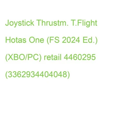 Joystick Thrustm. T.Flight Hotas One (FS 2024 Ed.) (XBO/PC) retail 4460295 (3362 - Bild 1 von 2