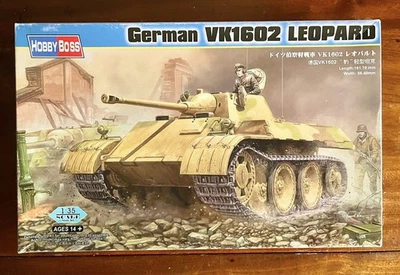 HOBBY BOSS CARRO ARMATO LEOPARDATO TEDESCO VK1602 SCALA 1:35 SIGILLATO MAI FATTO - Immagine 1 di 4
