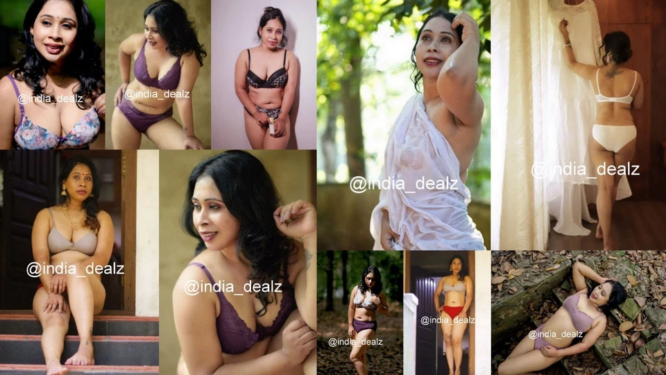 10 x Sexy Busty Indian Woman Model Female Bikini Photo Photograph Risque Art IRW - Image 1 of 4