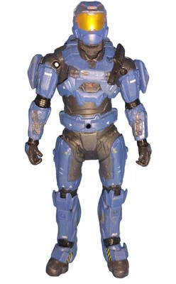 Halo Reach 2011 Spartan Mark V BLUE Action Figure Series 4 McFarlane Toys Rare - Image 1 of 4
