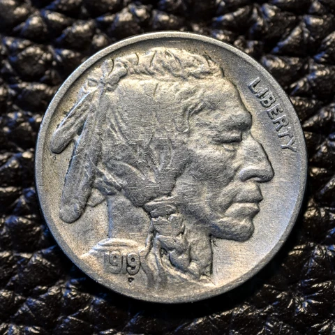 (ITM-4835) 1919-S Buffalo Nickel ~  XF / EF Condition ~ SHIPS FREE! Cover