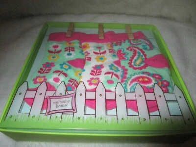 Vera Bradley 3双婴儿袜礼品盒0-12个月Tutti Frutti — 第 1/2 张图片