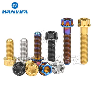 Titanium Bolt M6x15 20 25 30mm Fancy Flange Torx T30 Screw Ti Grade 5 Fasteners - Picture 1 of 10