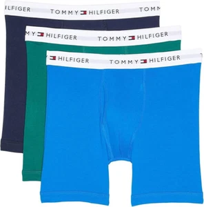 Tommy Hilfiger Men's Underwear Cotton Classics 3-pack Boxer Brief | Multi | XL - Picture 1 of 1