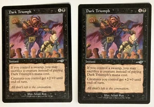 Dark Triumph (2) Nemesis LP MTG Magic the Gathering - Picture 1 of 1