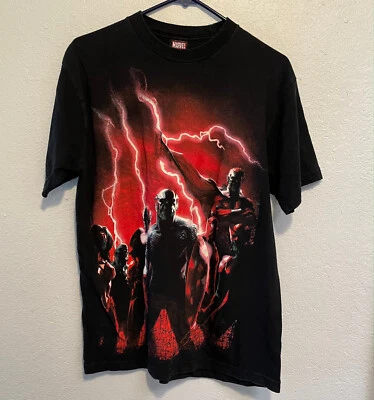 Vintage Marvel Mad Engine Skrulls T-Shirt  Avengers Secret Invasion - Image 1 of 4