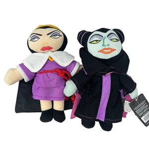 Disney Villains Evil Queen Maleficent Plush Dolls 9 In Collectible Set Walgreens - Picture 1 of 11