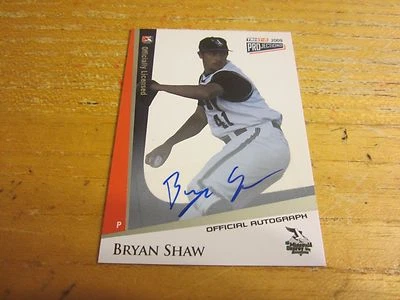 Bryan Shaw Signed 2009 TRISTAR PROjections Autographs #201 Card MLB Diamondbacks - Image 1 of 2