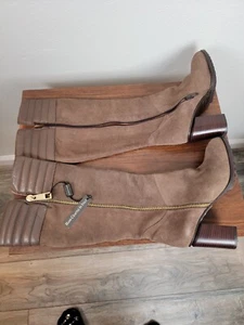 Women's Napoleoni  Italian Leather Boots Sz EU 37, US 6 New with Try-On Marks - Picture 1 of 15