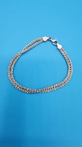 Vintage 925 Silver Milor Confetti Bracelet Italy - Picture 1 of 4