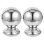 2Pcs For Fence Practical Fence Finial Decoration Decorative Stainless