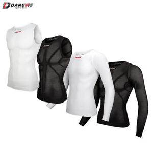 Cycling Vest Compression Seamless First Layer 4 Way Strech Undershirt Fitness