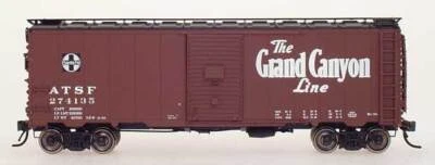 Intermountain 46016-32 HO Scale 40' 12 Panel Boxcar ATSF Santa Fe Road #274099 - Image 1 of 4