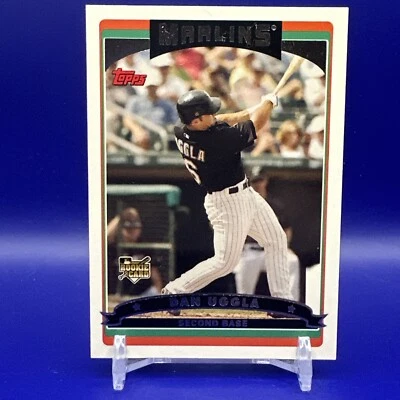 Dan Uggla 2006 Topps Rookie Card RC Miami Marlins #631 - Image 1 of 2