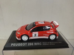 PEUGEOT 206 WRC 2003 RALLY MONTE CARLO R.BURNS 1:43 ALTAYA IXO - Imagen 1 de 4
