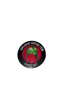 ROBLOX ZOMBIE KNIT exclusive virtual item CODE - Picture 1 of 2