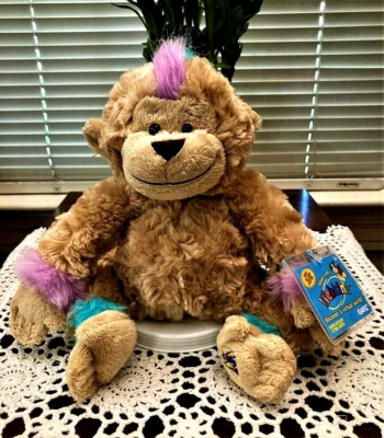 WEBKINZ MOHAWK MONKEY HM623 (Retired) New w/ Unused Code Attached & Free Ship! - Image 1 of 4