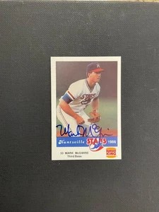 1986 Burger King Huntsville Stars Mark McGwire EARLY RARE VINTAGE FULL AUTO RC A - Picture 1 of 8