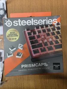COMPLETE SteelSeries PrismCaps – Double Shot Keycaps (UK ) Brand New - Picture 1 of 4