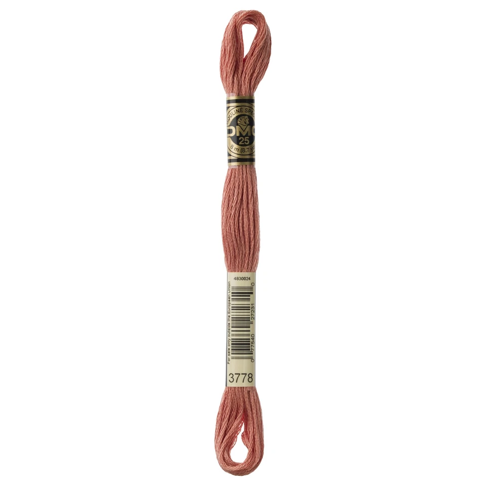 DMC 6-Strand Embroidery Cotton 8.7yd-Light Terra Cotta - 12 Pack - Image 1 of 1