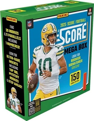 2025 Panini SCORE Football NFL Trading Cards 150 Ct. Mega Box | Factory Sealed - Image 1 of 3
