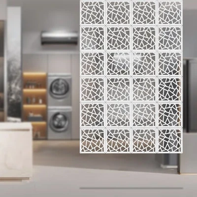 Paneles colgantes divisores de habitación 24 un. patrón de talla paneles colgantes oficina en casa Foto 1 de 4