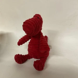 Jellycat Red Roy Corduroy Alligator Crocodile Dino Toy Rare - Picture 1 of 10