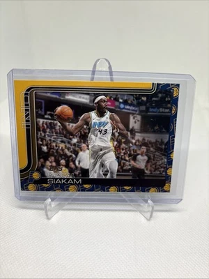 2025-26 Topps Basketball Pascal Siakam Team Logo Border Variation SP Pacers #51 - Image 1 of 2