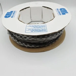 Zf8339c Reißverschluss Flor Wetterstreifen 0,270 Zoll Rückseite 0,350 Zoll Florhöhe 100 Fuß Rolle grau  - Bild 1 von 8