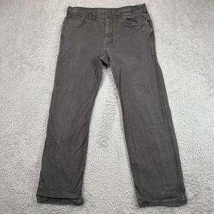 Prana Hose Herren 36x32 (35x30) schwarz Bronson Pant schwere Bio Baumwolle Arbeit - Bild 1 von 12