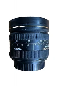 Lente Sigma 8 mm f/3,5 EX DG ojo de pez Canon EF ajuste con anillo de precisión 360 - Imagen 1 de 3