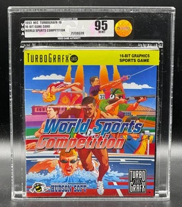 World Sports Competition TurboGrafx-16 TB16 Sealed New Hudson VGA 95 Graded - Picture 1 of 2