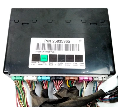 Módulo de control de carrocería Silverado 2009 GMC Sierra Tahoe V10 25835965 Chevy 2008 2011 Foto 1 de 4