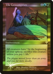 Invasion MTG FOIL Vile Consumption Magic - Picture 1 of 2