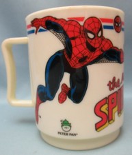 PETER PAN (plastic mug) SPIDER-MAN 1990 years
