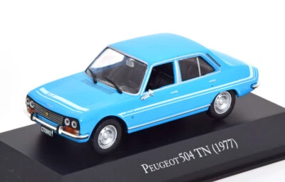 Peugeot 504 TN 1977 Limousine Light Blue Argentina Altaya ARG65 1:43 - Image 1 of 2