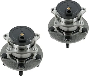 2 conjuntos de cojinetes de buje de rueda trasera 5 pernos ajuste ABS 2007 - 2011 Mazda CX-7 - Imagen 1 de 7